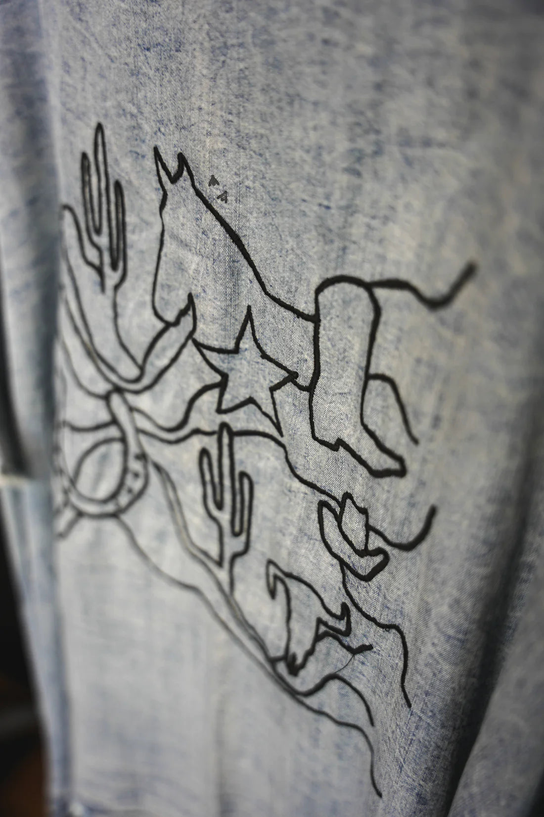HEAD HONCHO Western Poncho Style Shirt