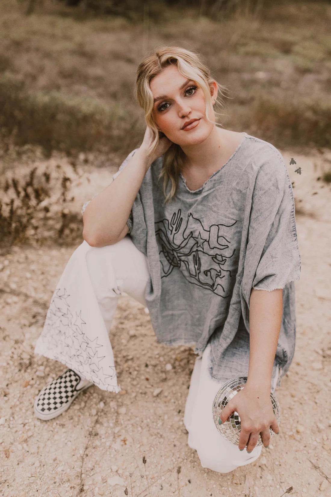 HEAD HONCHO Western Poncho Style Shirt