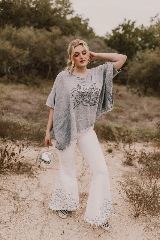 HEAD HONCHO Western Poncho Style Shirt