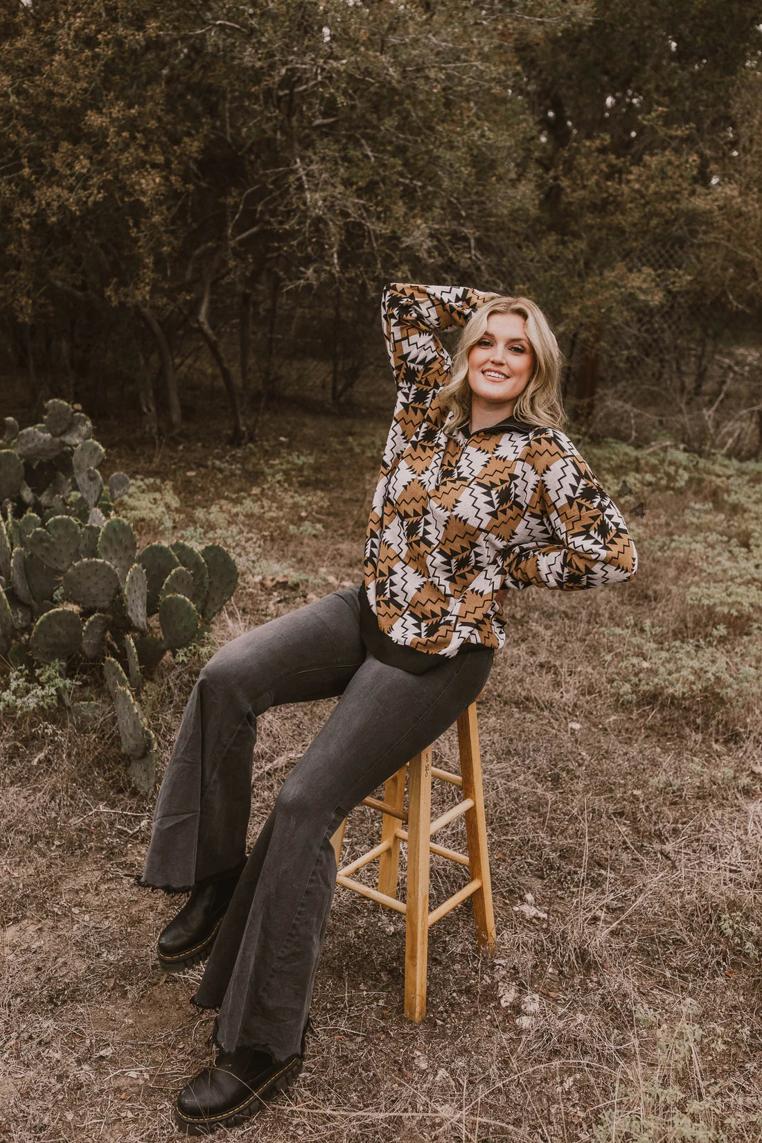 JOSEY WALES Western Knit Half Zip