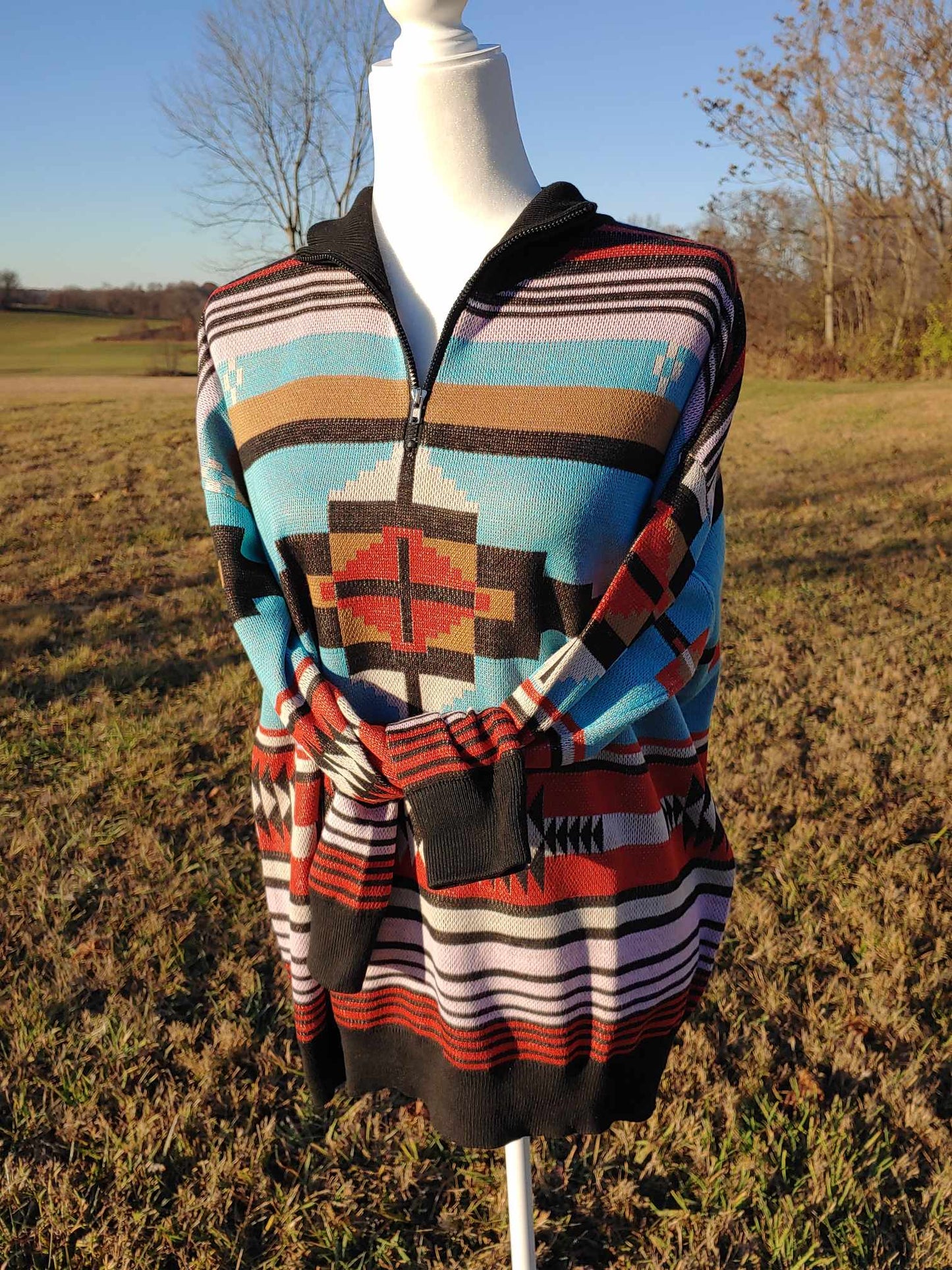 THE CARSON Western Knit Half Zip
