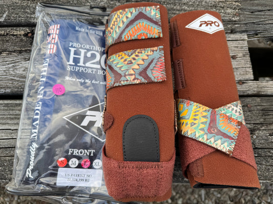 Large Front CLOSEOUT Pro Orthopedic H20 Leather Strap Sport Boots