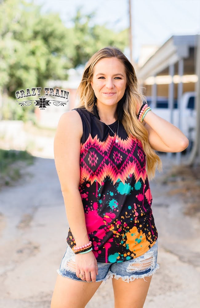 Medium Wanky Wild Splatter Tank