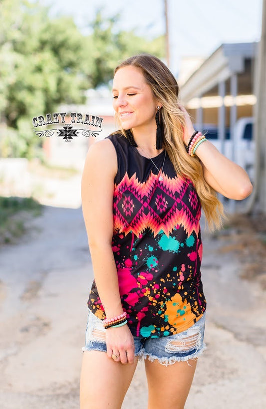 Medium Wanky Wild Splatter Tank