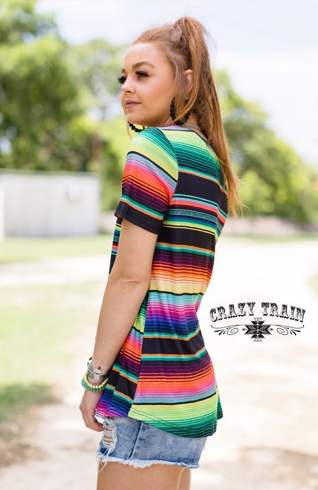 Medium Texico Serape Tee