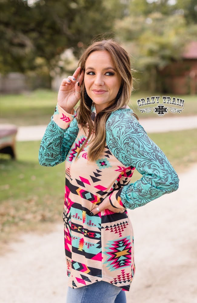 Small & Medium Neon Nation Long Sleeve Top