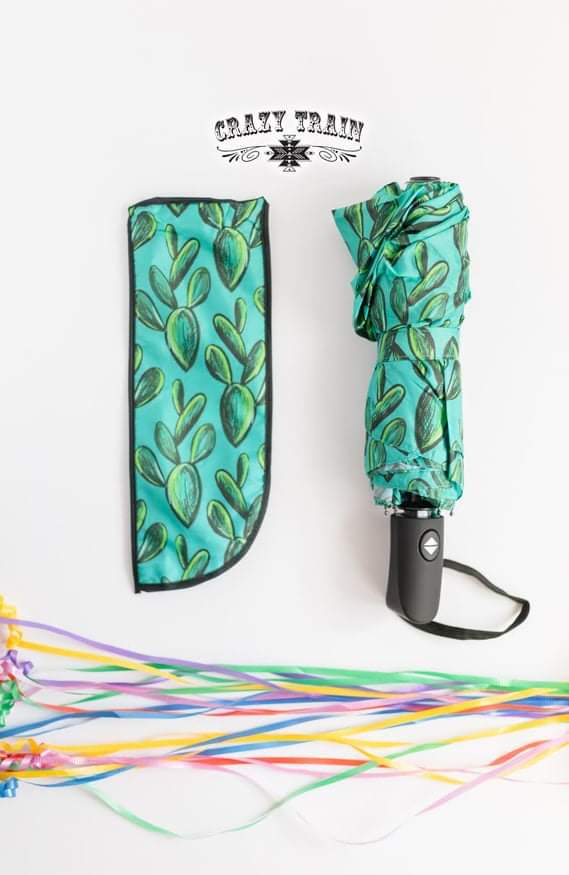 Crazy Train Cactus Umbrella
