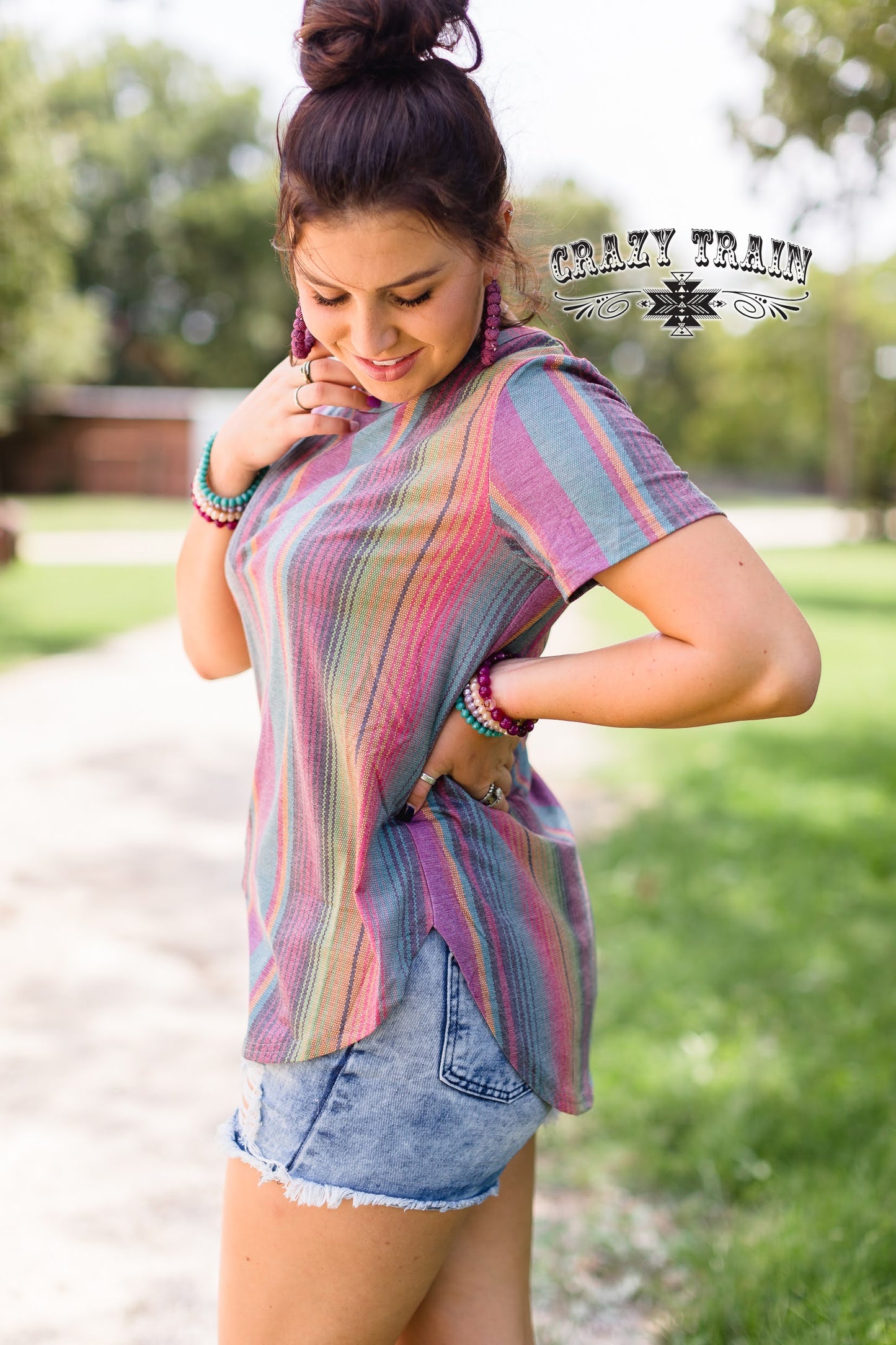 Small & Medium Pastel Serape Tee