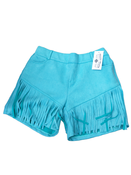 3XL Suede Fringe Shorts