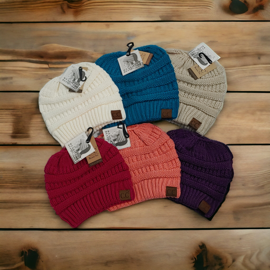 CC Custom Beanie - Ponytail