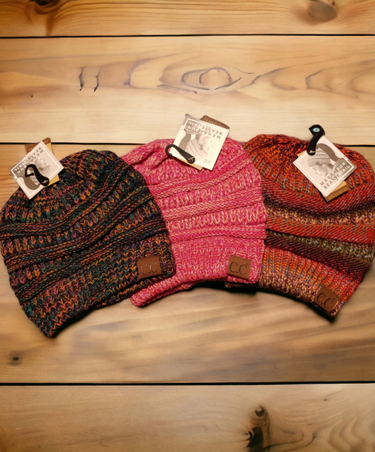CC Custom Beanie - Mixed Ponytail