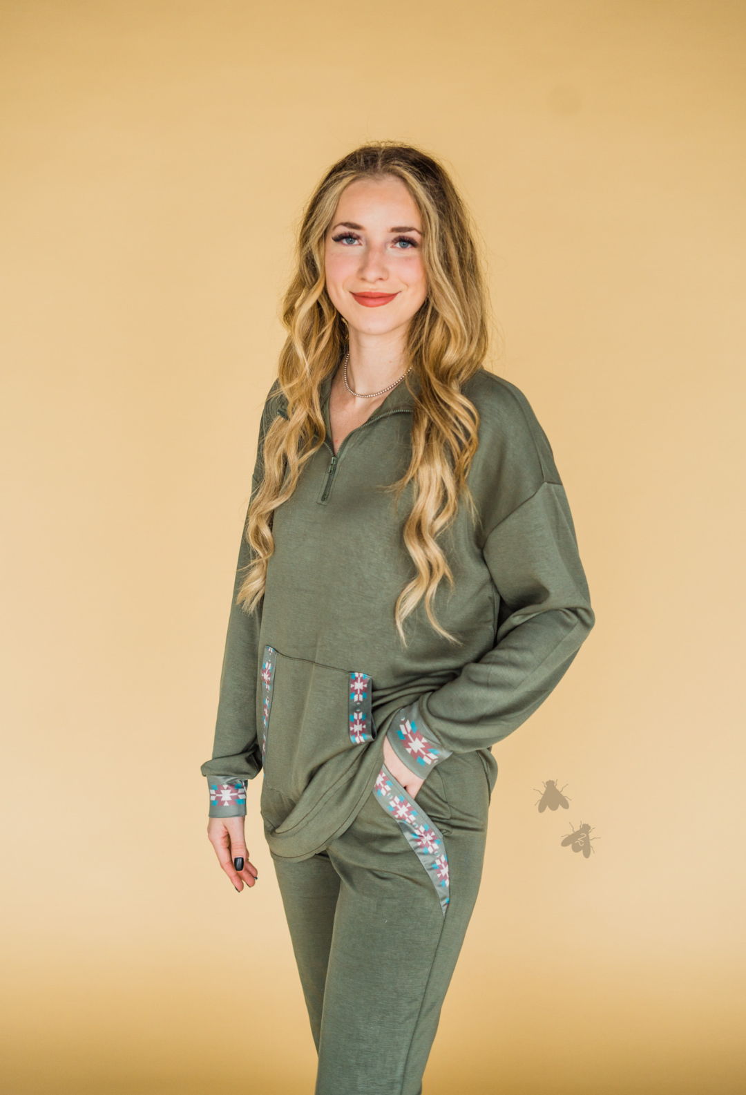 2 Fly Hot Trot Half Zip
