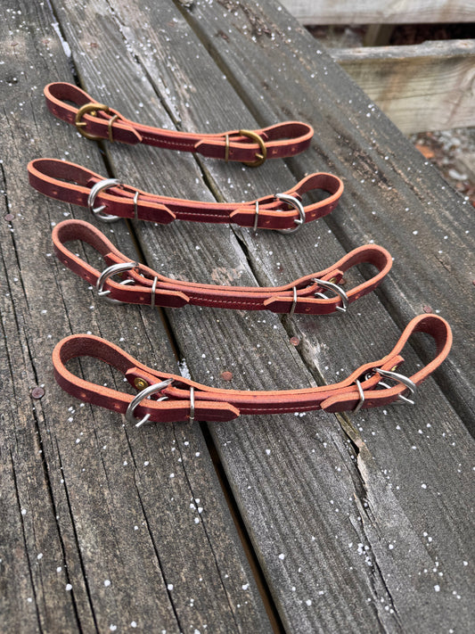 Extra Long Flat Leather Curb