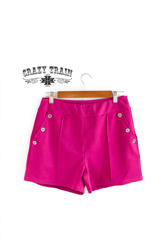 Small Perfect Pair Raspberry Shorts