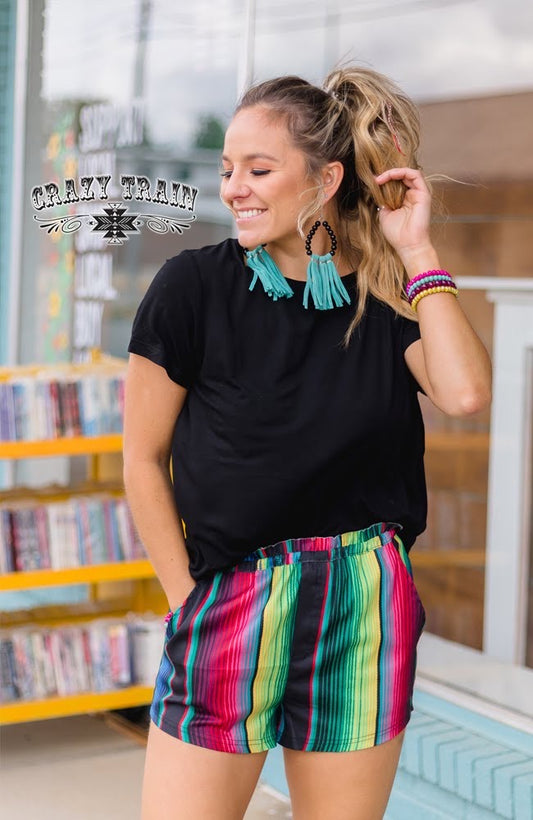 Small Serape Summer Shorts