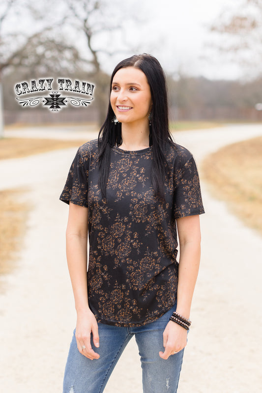 Small & Medium Bloom Basically Cheetah Tee